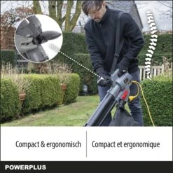 Powerplus POWEG9013 Elektrische Bladblazer - Bladzuiger En -versnipperaar - 3300W - Blazen - Zuigen - Versnipperen - Incl. 40L Opvangzak -Tuin Tools Verkoop 1200x1200 656