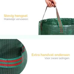 Goliving Tuinafvalzak - Set Van 2- Tuinafvalzakken Opvouwbaar - Tuinzak - Tuinafvalemmer - 2x 280 Liter - Groen -Tuin Tools Verkoop 1200x1200 674