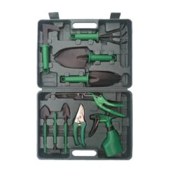 Merkloos 10-Delige Tuingereedschap Set Inclusief Opbergkoffer - Tuinierset - Tuinsetje - Gereedschap Voor Tuin - Tuinschaar - Tuinschepje - Bloemenschaar - Voegenkrabber - Plantenspuit - Grasschaar - Bloemenschep - Tuinhark -Tuin Tools Verkoop 1200x1200 705