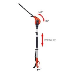 Kibani Elektrische Heggenschaar XXL – 450W – 49 Cm Zwaardlengte – Telescopisch Van 190 Tot 250 Cm -Tuin Tools Verkoop 1200x1200 71