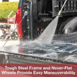 Powertech Professionele Hogedrukreiniger Op Benzine - 6.5 PK - 3600 PSI - 220 Bar - Hogedrukreiniger Auto - Terrasreiniger - Oppervlaktereiniger - Autoreiniger - Zwembadreiniger - 5 Snelkoppelstukken- Zwart / Rood -Tuin Tools Verkoop 1200x1200 729