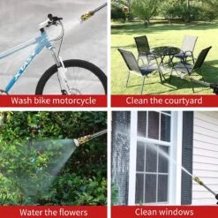 Merkloos Elektrische Accu-Hogedrukreiniger - 1.2mpa - Multifunctioneel Mondstuk - Draagbaar Oplaadbaar Snoerloos - Reinigingsspuitpistool - Met Rijke Accessoires - Voor Auto, Tuin, Terras, Raam - Zwart 17 Merkloos Elektrische Accu-Hogedrukreiniger - 1.2mpa - Multifunctioneel Mondstuk - Draagbaar Oplaadbaar Snoerloos - Reinigingsspuitpistool - Met Rijke Accessoires - Voor Auto, Tuin, Terras, Raam - Zwart -Tuin Tools Verkoop 1200x1200 736