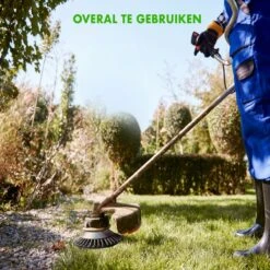 Merkloos SlimShop Onkruidborstel - Bosmaaier Grastrimmer - Onkruid - Onkruidkrabber - Voegenborstel - Onkruidverwijderaar - Max 10.000 Toerental P/m - 20CM -Tuin Tools Verkoop 1200x1200 771
