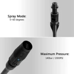 Merkloos 140 Bar Hogedrukspuitlans - Hogedrukreiniger Kärcher-opzetstuk - Verstelbare Sproeikop Voor Karcher Hogedrukreiniger - Accessoire Voor Karcher K1 K2 K3 K4 K5 K6 K7 -Tuin Tools Verkoop 1200x1200 816