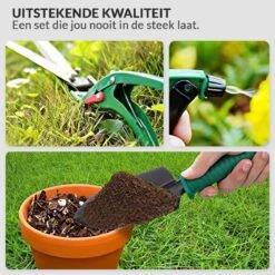 Tuinierset 10 Delig Met Complete Gereedschapskoffer Set Inclusief Tuinschaar, Handschep, Handhark, Plantenspuit, Haakvormige Voegenkrabber, Bloemenschepje, Bloemenschaar, Grasschaar En Heggenschaar 12 Tuinierset 10 Delig Met Complete Gereedschapskoffer Set Inclusief Tuinschaar, Handschep, Handhark, Plantenspuit, Haakvormige Voegenkrabber, Bloemenschepje, Bloemenschaar, Grasschaar En Heggenschaar -Tuin Tools Verkoop 1200x1200 833