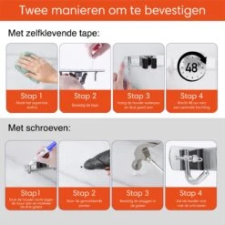 TTD Premium XXL Bezemhouder En Gereedschapsrek - Opslag Van Gereedschap - Opslag Van Schoonmaakspullen - Tuingereedschap - Klussen - RVS - Zwart -Tuin Tools Verkoop 1200x1200 847