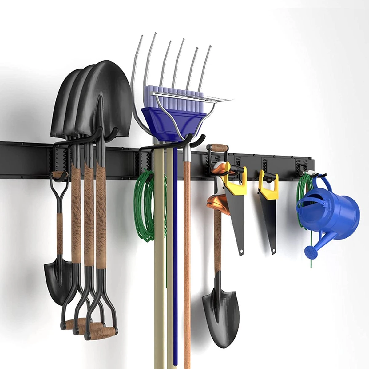 SODEAL Luxe Gereedschapshouder- Tuingereedschap Ophangsysteem - Fiets Ophangsysteem - Bezem Ophangsysteem 2 SODEAL Luxe Gereedschapshouder- Tuingereedschap Ophangsysteem - Fiets Ophangsysteem - Bezem Ophangsysteem - Image 2