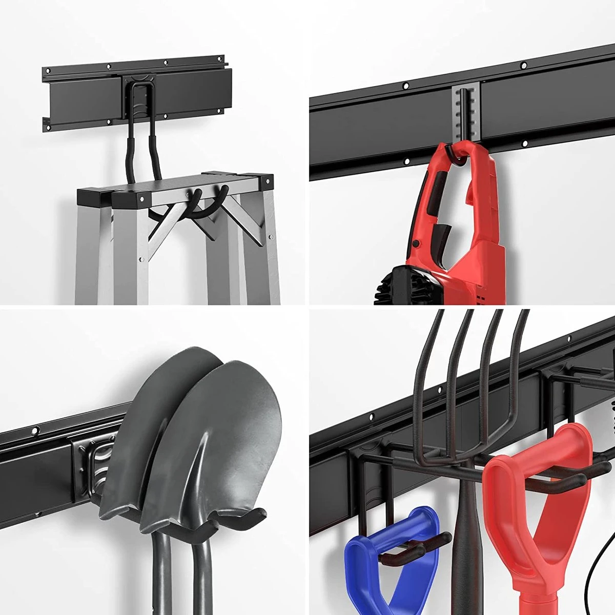 SODEAL Luxe Gereedschapshouder- Tuingereedschap Ophangsysteem - Fiets Ophangsysteem - Bezem Ophangsysteem 6 SODEAL Luxe Gereedschapshouder- Tuingereedschap Ophangsysteem - Fiets Ophangsysteem - Bezem Ophangsysteem - Image 6