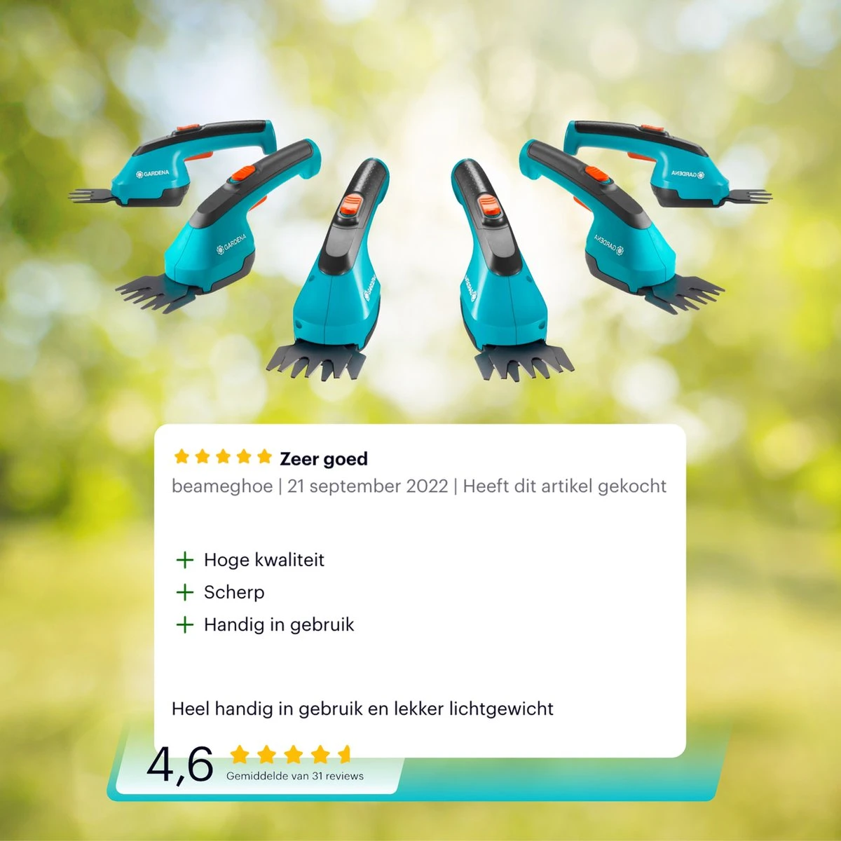 GARDENA AccuCut Li - Grasschaar - 8 Cm Maaibreedte 8 GARDENA AccuCut Li - Grasschaar - 8 Cm Maaibreedte - Image 8