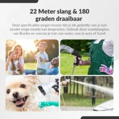 Buxibo - Wandslangenbox 20 Meter + 2 Meter - Tuinslang Met Haspel - 9 Sproei Standen - Slangenhouder 180° Draaibaar - Tuinslanghaspel Zwart+ Gratis Sproeier - Zwart 29 Buxibo - Wandslangenbox 20 Meter + 2 Meter - Tuinslang Met Haspel - 9 Sproei Standen - Slangenhouder 180° Draaibaar - Tuinslanghaspel Zwart+ Gratis Sproeier - Zwart -Tuin Tools Verkoop 1200x1200 889