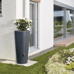 Garantia 2in1 Regenton - VASO - 220 Liter - Antraciet -Tuin Tools Verkoop 1200x1200 900