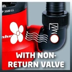 Einhell Dompelpomp GC-SP 3580 LL (350 W - 8000 L/h - 1 Mm Restwater - Traploos Instelbare Vlotterschakelaar - GeÃ¯ntegreerd Terugslagventiel - Draaghandvat - Kabelopwikkeling - Mechanische Afdichting) -Tuin Tools Verkoop 1200x1200 909