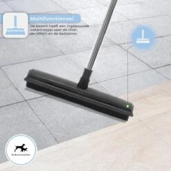 2 In 1 Rubberen Bezem – Bezem Binnen & Buiten – Vloerwisser Met Steel - Met Huisdierhaar Verwijderaar - Vloertrekker – Veger - Extra Lang 160cm 16 2 In 1 Rubberen Bezem – Bezem Binnen & Buiten – Vloerwisser Met Steel - Met Huisdierhaar Verwijderaar - Vloertrekker – Veger - Extra Lang 160cm -Tuin Tools Verkoop 1200x1200 93