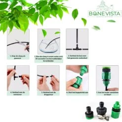 Bone Vista® 155 Stuks Water Druppelslang Irrigatiesysteem Tuin – Bewateringssysteem & Druppelsysteem 14 Bone Vista® 155 Stuks Water Druppelslang Irrigatiesysteem Tuin – Bewateringssysteem & Druppelsysteem -Tuin Tools Verkoop 1200x1200 949