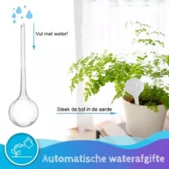 Summer Spark Waterdruppelaar Voor Planten 6 Stuks Transparant – 27 CM X 8 CM – 250 ML – Automatisch Watergeefsysteem Voor Kamerplanten – Planten Watergever Met Druppelsysteem – Waterbol -Tuin Tools Verkoop 1200x1200 966