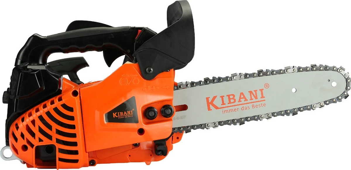 Kibani Kettingzaag Benzine - 25.4 Cc / 1 Pk 2-takt Motor - Zwaardlengte 25 Cm / 10 Inch – Easy-Startsysteem - Snoeizaag 8 Kibani Kettingzaag Benzine - 25.4 Cc / 1 Pk 2-takt Motor - Zwaardlengte 25 Cm / 10 Inch – Easy-Startsysteem - Snoeizaag - Image 8