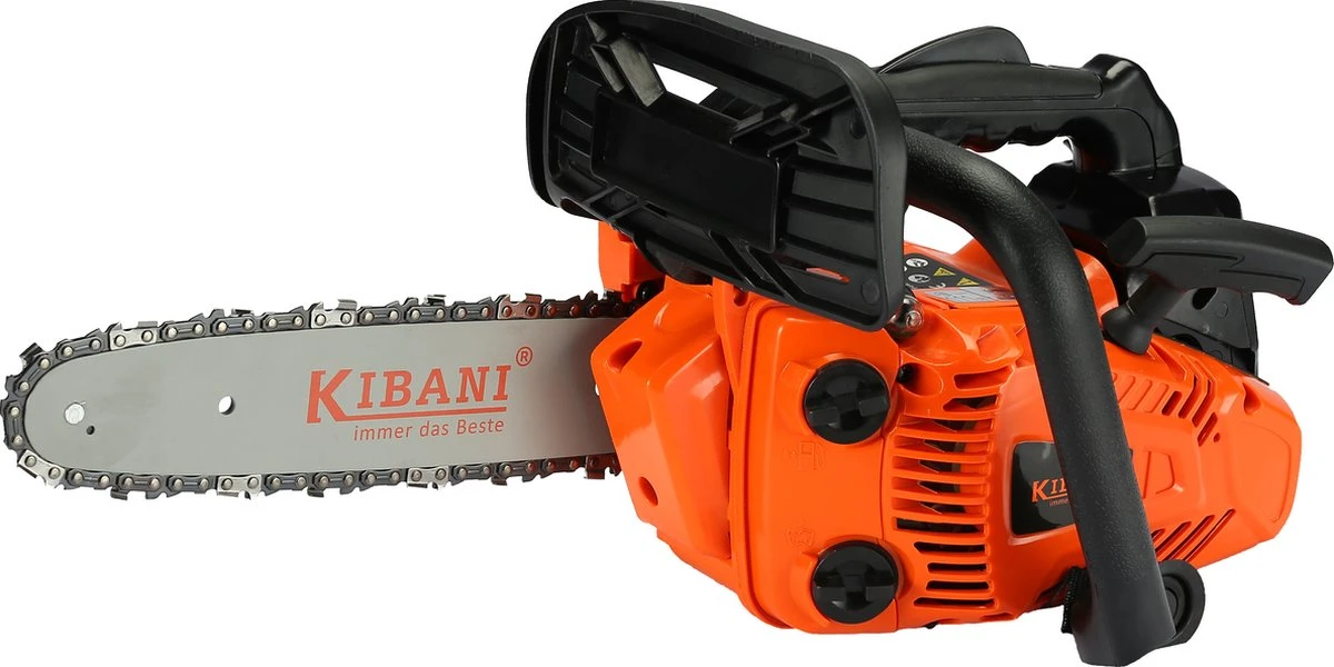 Kibani Kettingzaag Benzine - 25.4 Cc / 1 Pk 2-takt Motor - Zwaardlengte 25 Cm / 10 Inch – Easy-Startsysteem - Snoeizaag 5 Kibani Kettingzaag Benzine - 25.4 Cc / 1 Pk 2-takt Motor - Zwaardlengte 25 Cm / 10 Inch – Easy-Startsysteem - Snoeizaag - Image 5