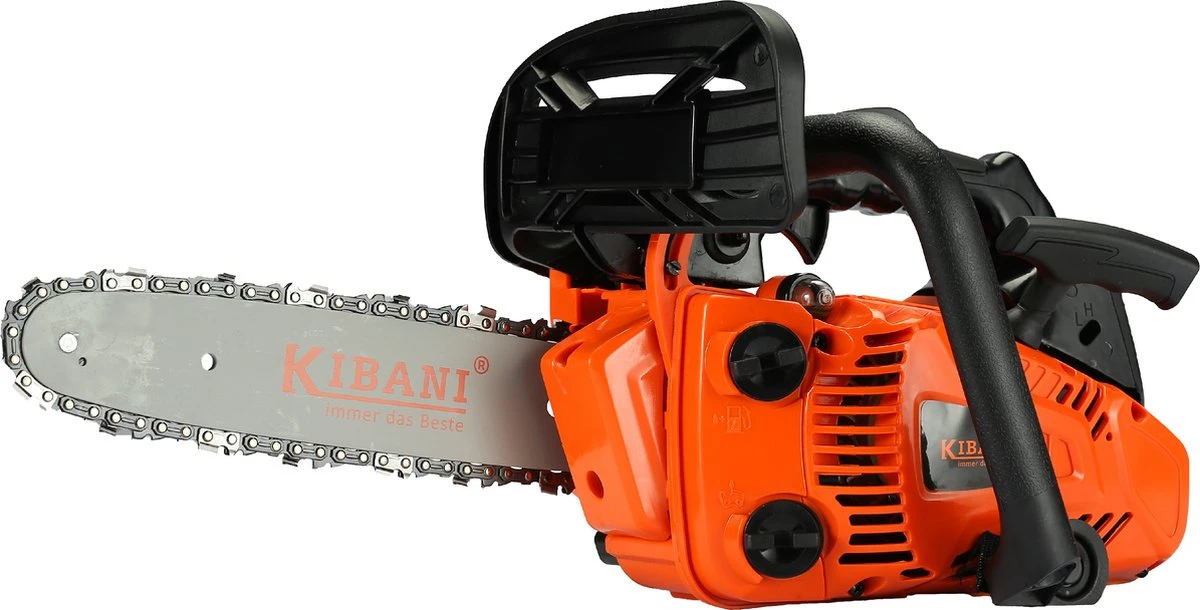Kibani Kettingzaag Benzine - 25.4 Cc / 1 Pk 2-takt Motor - Zwaardlengte 25 Cm / 10 Inch – Easy-Startsysteem - Snoeizaag 1 Kibani Kettingzaag Benzine - 25.4 Cc / 1 Pk 2-takt Motor - Zwaardlengte 25 Cm / 10 Inch – Easy-Startsysteem - Snoeizaag