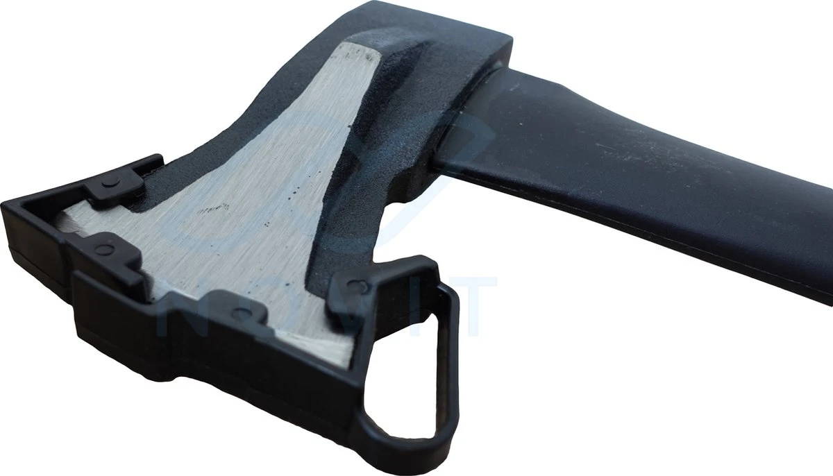 Novit Kloofbijl 1kg - Bijl Met Fiber Handvat - Handbijl - Hakbijl 2 Novit Kloofbijl 1kg - Bijl Met Fiber Handvat - Handbijl - Hakbijl - Image 2