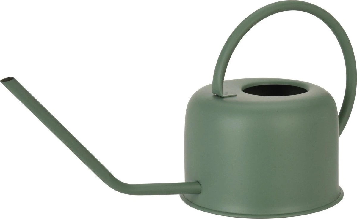 Merkloos Retro Metalen Gieter / Plantengieter Voor Binnen 1100 Ml - Mat Groen - RVS - Plantengieters / Gieters - Afmeting: 33 X 13 X 17 Cm 1 Merkloos Retro Metalen Gieter / Plantengieter Voor Binnen 1100 Ml - Mat Groen - RVS - Plantengieters / Gieters - Afmeting: 33 X 13 X 17 Cm