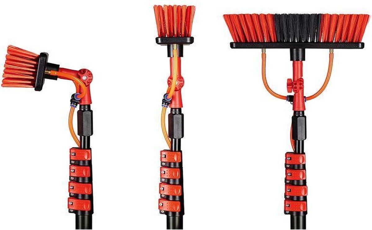 HIGHWALL Telescoopsteel Met Borstel - Glazenwassersset - Tot 4,6m Uitschuifbaar - Met Zeepdispenser 7 HIGHWALL Telescoopsteel Met Borstel - Glazenwassersset - Tot 4,6m Uitschuifbaar - Met Zeepdispenser - Image 7