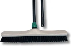 MAUS Bezem Binnen 50cm - Zachte Paardenhaar Zaalveger Met Steel 150cm - Gerecycled - Made In EU - Zeer Robuust