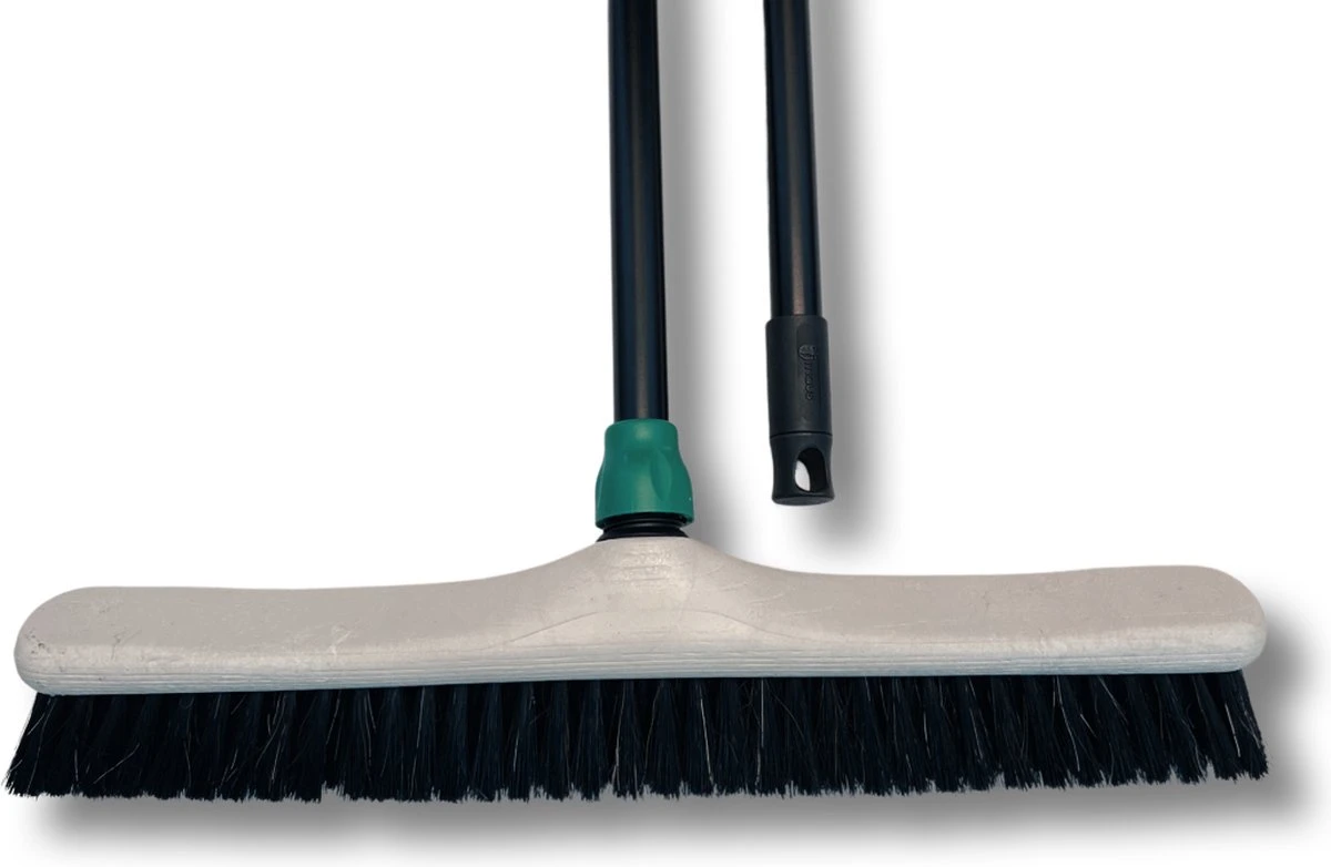 MAUS Bezem Binnen 50cm - Zachte Paardenhaar Zaalveger Met Steel 150cm - Gerecycled - Made In EU - Zeer Robuust 1 MAUS Bezem Binnen 50cm - Zachte Paardenhaar Zaalveger Met Steel 150cm - Gerecycled - Made In EU - Zeer Robuust