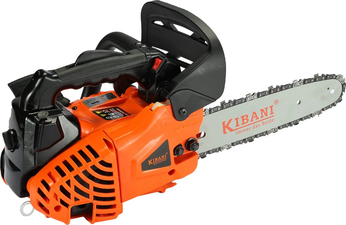 Kibani Kettingzaag Benzine - 25.4 Cc / 1 Pk 2-takt Motor - Zwaardlengte 25 Cm / 10 Inch – Easy-Startsysteem - Snoeizaag 6 Kibani Kettingzaag Benzine - 25.4 Cc / 1 Pk 2-takt Motor - Zwaardlengte 25 Cm / 10 Inch – Easy-Startsysteem - Snoeizaag - Image 6