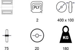 Kruiwagen Wiel 4.00 - 8 Luchtband Lijnprofiel - Asdiameter 20mm -Tuin Tools Verkoop 1200x795 2