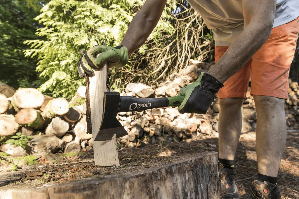 GEOLIA - Bijl - Bijl - Staal - Glasvezelsteel - 0,8 Kg Met Een Stalen Kop Van 0,6 Kg - Bijlen - Handbijl - Kleine Bijl - Kloofbijl - Kloofbijl 5 GEOLIA - Bijl - Bijl - Staal - Glasvezelsteel - 0,8 Kg Met Een Stalen Kop Van 0,6 Kg - Bijlen - Handbijl - Kleine Bijl - Kloofbijl - Kloofbijl - Image 5