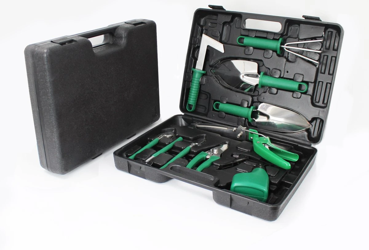 Tuingereedschap Set Tuinierset 10 Delig - Snoeischaar Tuinschaar Bloemenschaar Tuinschepje Plantenspuit Handhark 10 Tuingereedschap Set Tuinierset 10 Delig - Snoeischaar Tuinschaar Bloemenschaar Tuinschepje Plantenspuit Handhark - Image 10