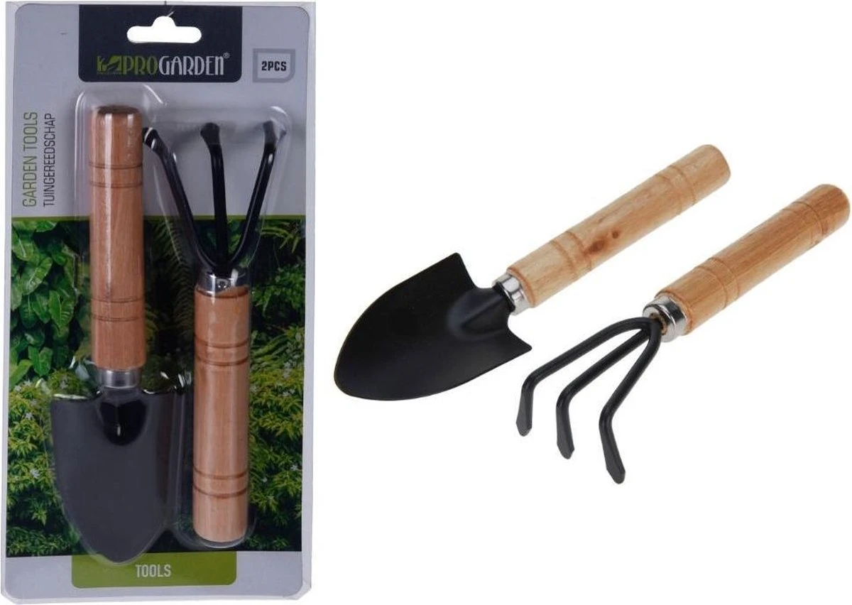 Pro Garden Schep En Hark Mini - Kinderen - Kamerplanten - Tuingereedschapsetje - Tuinieren 2 Pro Garden Schep En Hark Mini - Kinderen - Kamerplanten - Tuingereedschapsetje - Tuinieren - Image 2