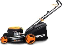 FUXTEC Grasmaaier Benzine - 46cm - Zelfrijdend / Zelftrekkend / Achterwielaandrijving - Mulchfunctie - Opvangbak 50L - FX-RM4646 21 FUXTEC Grasmaaier Benzine - 46cm - Zelfrijdend / Zelftrekkend / Achterwielaandrijving - Mulchfunctie - Opvangbak 50L - FX-RM4646 -Tuin Tools Verkoop 1200x856 1
