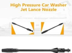 Merkloos 140 Bar Hogedrukspuitlans - Hogedrukreiniger Kärcher-opzetstuk - Verstelbare Sproeikop Voor Karcher Hogedrukreiniger - Accessoire Voor Karcher K1 K2 K3 K4 K5 K6 K7 -Tuin Tools Verkoop 1200x889