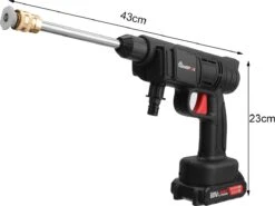 Merkloos Elektrische Accu-Hogedrukreiniger - 1.2mpa - Multifunctioneel Mondstuk - Draagbaar Oplaadbaar Snoerloos - Reinigingsspuitpistool - Met Rijke Accessoires - Voor Auto, Tuin, Terras, Raam - Zwart 19 Merkloos Elektrische Accu-Hogedrukreiniger - 1.2mpa - Multifunctioneel Mondstuk - Draagbaar Oplaadbaar Snoerloos - Reinigingsspuitpistool - Met Rijke Accessoires - Voor Auto, Tuin, Terras, Raam - Zwart -Tuin Tools Verkoop 1200x899 18