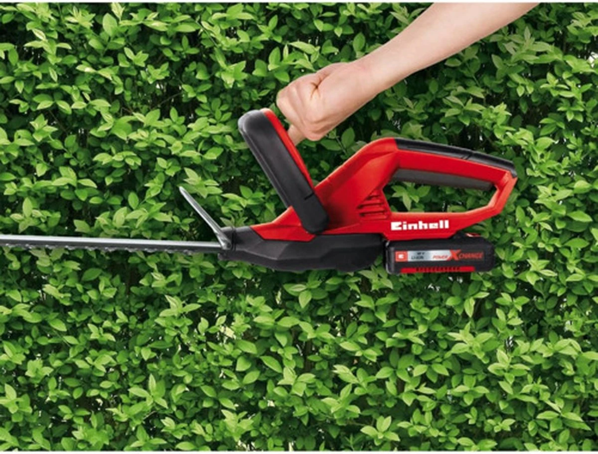 Einhell Accu Heggenschaar GE-CH 1846 Li-Solo Power X-Change (Li-Ion - 18 V - 46 Cm Zaaglengte - 15 Mm Tandafstand - Ergonomische Handgreep - Zonder Accu En Lader) 7 Einhell Accu Heggenschaar GE-CH 1846 Li-Solo Power X-Change (Li-Ion - 18 V - 46 Cm Zaaglengte - 15 Mm Tandafstand - Ergonomische Handgreep - Zonder Accu En Lader) - Image 7