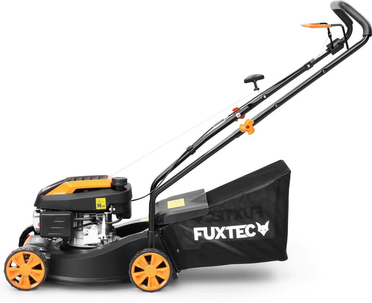 FUXTEC Grasmaaier Benzine - 41cm - 80cc - Duwmaaier - Opvangbak 45L - FX-RM4180 5 FUXTEC Grasmaaier Benzine - 41cm - 80cc - Duwmaaier - Opvangbak 45L - FX-RM4180 - Image 5