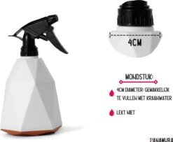 Hanamura Plantenspuit – Sprayflacon – Waterverstuiver – Wit – 600ml 6 Hanamura Plantenspuit – Sprayflacon – Waterverstuiver – Wit – 600ml -Tuin Tools Verkoop 1200x988 1