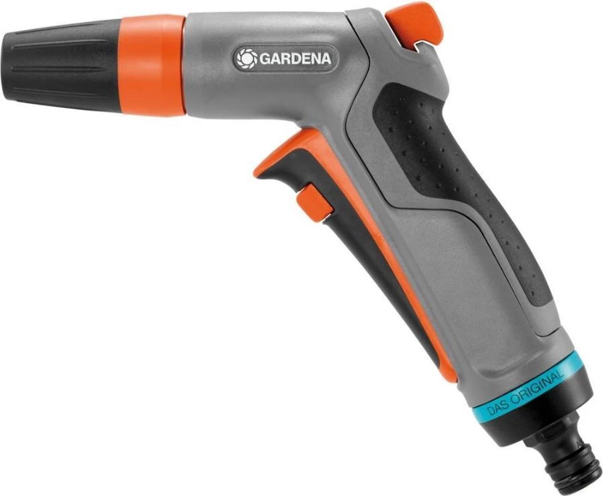 GARDENA - Comfort Reinigingsbroes - Spuitpistool - Traploos Instelbaar 1 GARDENA - Comfort Reinigingsbroes - Spuitpistool - Traploos Instelbaar