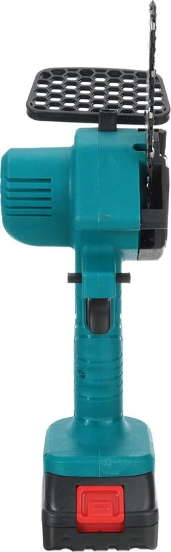Merkloos Mini Accu Kettingzaag - 4 Inch Elektrische Boomzaag - Handkettingzaag - Met 2 Accu En 1 Oplader - Voor Tuinboom Ranch Bomen Snijden Hout- Blauw -Tuin Tools Verkoop 372x1200