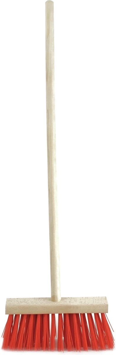 Merkloos Buiten Kinderbezem Rood Met Steel - Schoonmaakartikelen/Tuingereedschap 1 Merkloos Buiten Kinderbezem Rood Met Steel - Schoonmaakartikelen/Tuingereedschap
