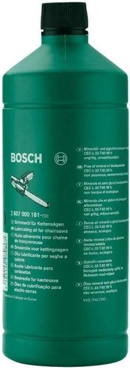 Bosch Kettingzaagolie - Biologisch 2 Bosch Kettingzaagolie - Biologisch - Image 2