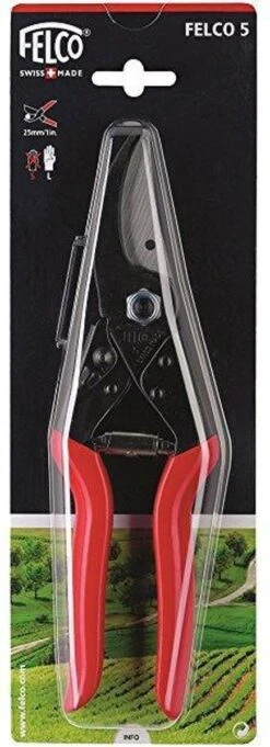 Felco 5 Snoeischaar - Voor Grote Handen - Max. Knipdiameter 25 Mm - Lengte 225 Mm -Tuin Tools Verkoop 435x1200