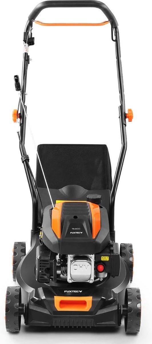 FUXTEC Grasmaaier Benzine - 41cm - 80cc - Duwmaaier - Opvangbak 45L - FX-RM4180 2 FUXTEC Grasmaaier Benzine - 41cm - 80cc - Duwmaaier - Opvangbak 45L - FX-RM4180 - Image 2