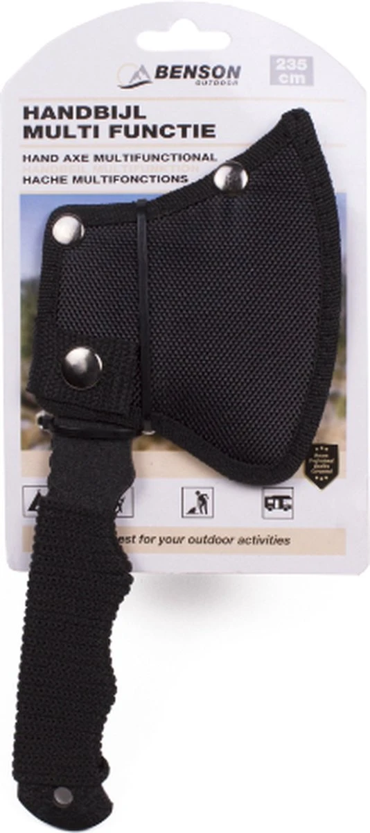 Benson Multifunctionele Handbijl - Hakbijl Met Hoes - 23.5 Cm 6 Benson Multifunctionele Handbijl - Hakbijl Met Hoes - 23.5 Cm - Image 6