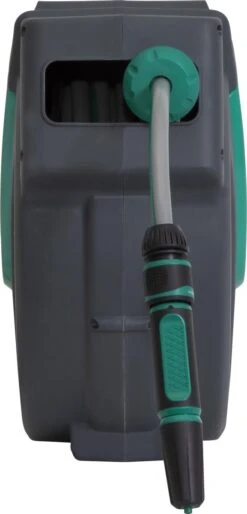 VONROC Automatische Slanghaspel – Incl. 25m Tuinslang, Aansluitslang, Spuitstuk, Koppelingen & Kraanaansluiting -Tuin Tools Verkoop 577x1200 2