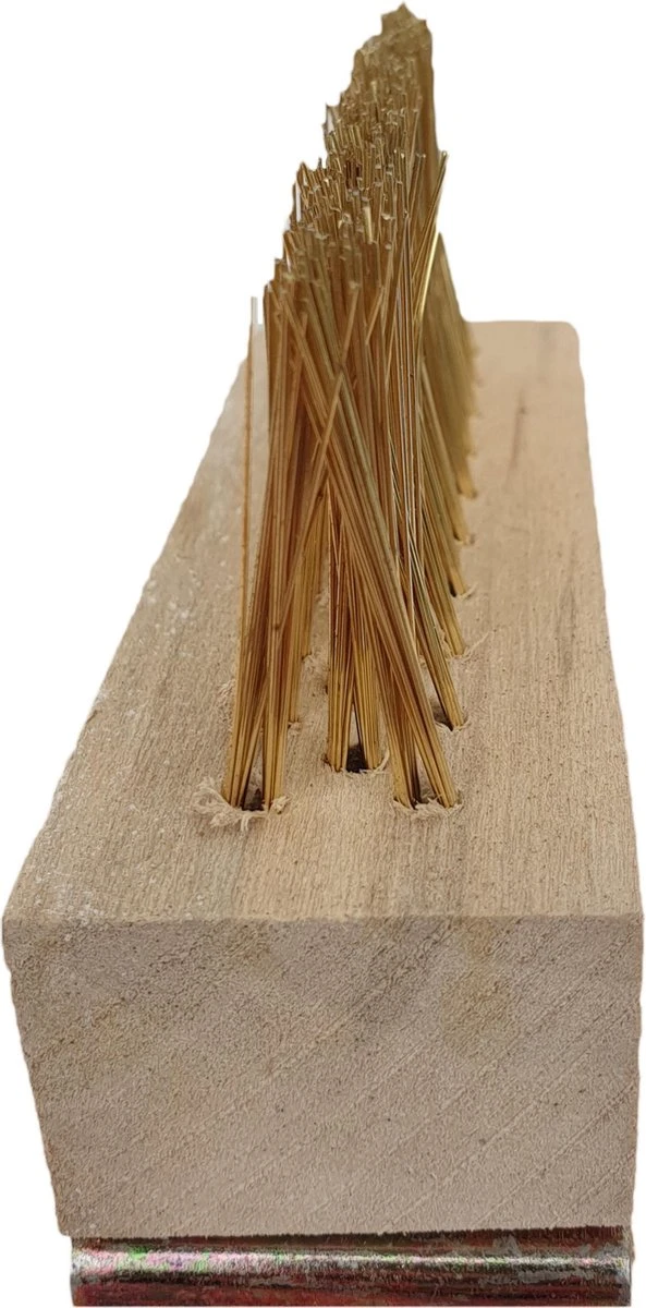 Benson Onkruidborstel - Voegenkrabber - Onkruidkrabber - Zonder Steel - Messing - Met Haak 2 Benson Onkruidborstel - Voegenkrabber - Onkruidkrabber - Zonder Steel - Messing - Met Haak - Image 2