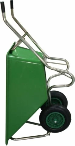 Kruiwagen Met Dubbel Luchtwiel Stal Eco Groen 160 Liter -Tuin Tools Verkoop 617x1200
