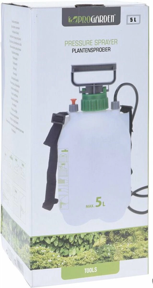 Merkloos Pro Garden Plantensproeier Drukspuit - 5 Liter - Inclusief Draagriem 2 Merkloos Pro Garden Plantensproeier Drukspuit - 5 Liter - Inclusief Draagriem - Image 2
