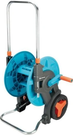 GARDENA - AquaRoll M CleverRoll Easy Slangenwagen - Maximaal 60 Meter - Inklapbare Zwengel -Tuin Tools Verkoop 655x1200 1